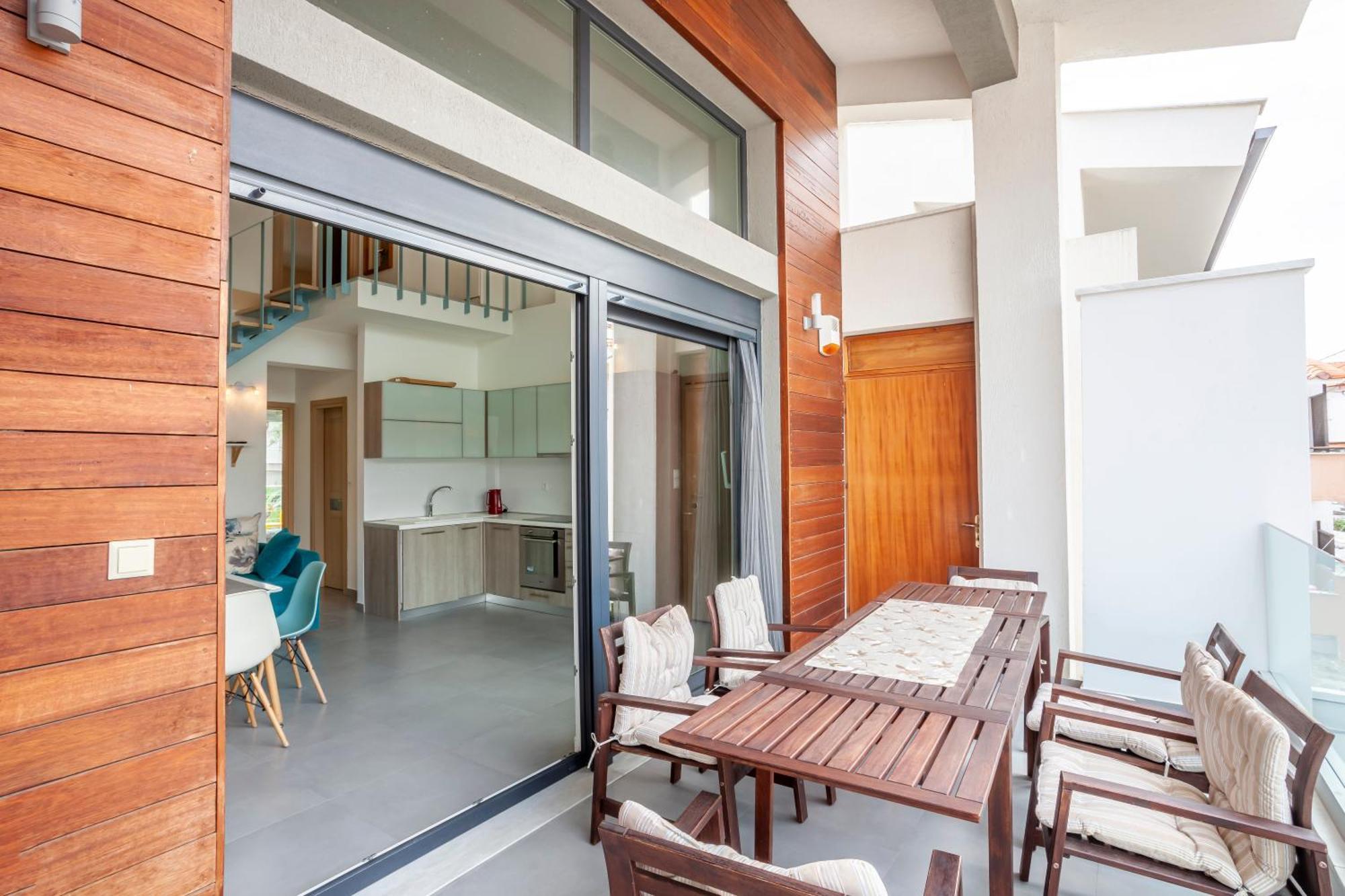 Aleksia Seaside Deluxe Apartment เปฟโกโฮรี ภายนอก รูปภาพ
