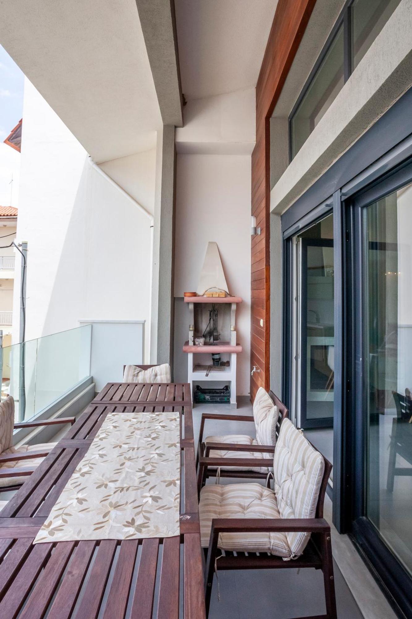 Aleksia Seaside Deluxe Apartment เปฟโกโฮรี ภายนอก รูปภาพ